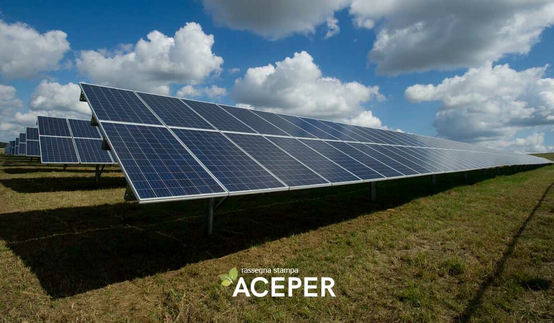 Caro bollette Pitea (Aceper): Con fotovoltaico risparmi per 24 mld