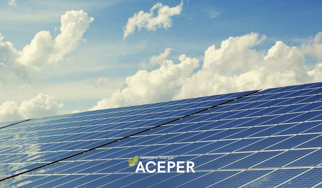 Energia: ACEPER, per tre giorni stop agli impianti fotovoltaici