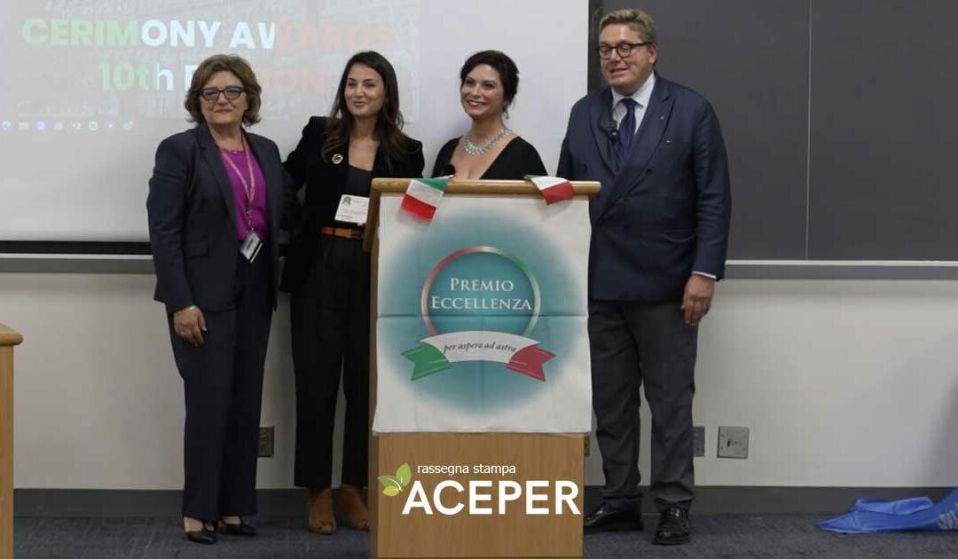 ACEPER premiata alla X edizione “Premio Eccellenza Italiana” a Washington