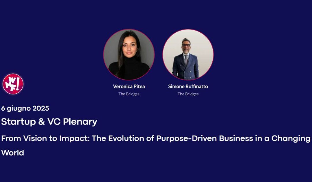 Dal Purpose all’Impatto: Veronica Pitea e Simone Ruffinatto al WMF 2025
