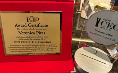 Cerimonia premiazione: Veronica Pitea riceve il BEST CEO AWARD 2025 a Madrid