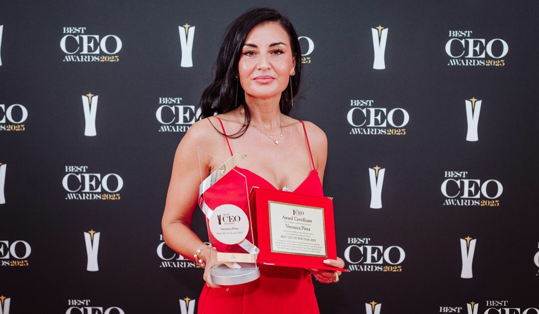 Veronica Pitea premiata a Madrid con il BEST CEO AWARD 2025